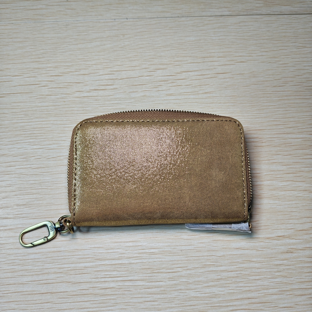 HOBO Shimmer Zippered Wallet NWT